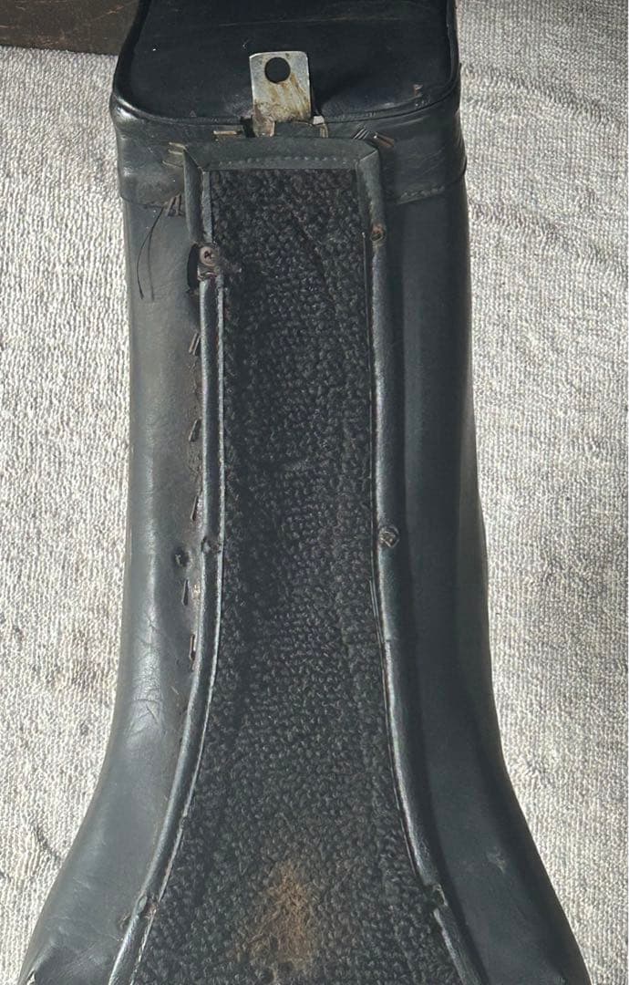 レア　コルビン段付きシート チョッパー70年代　ビンテージ