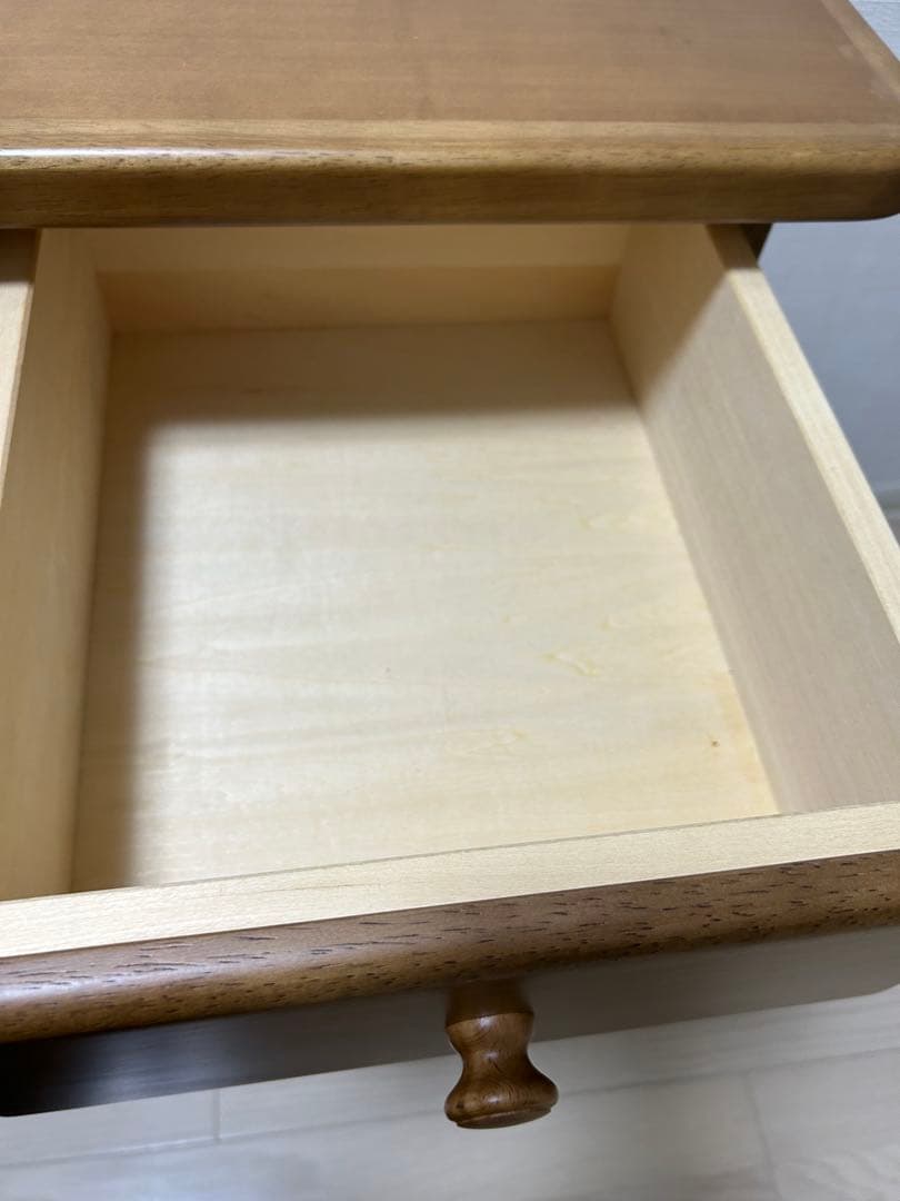 ナチュラルウッド 3段チェスト カリモク　木製　箪笥