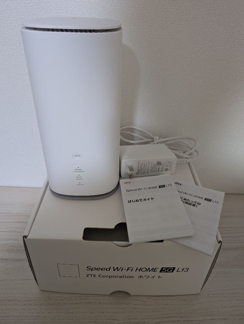 【中古品】ZTE Speed Wi-Fi  5G L13 ホームルーター