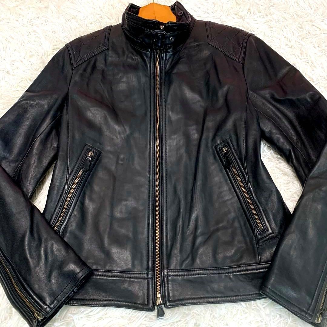 専用♡L◆BURBERRY BLACKLABEL【羊革◆ライダース】キルティング