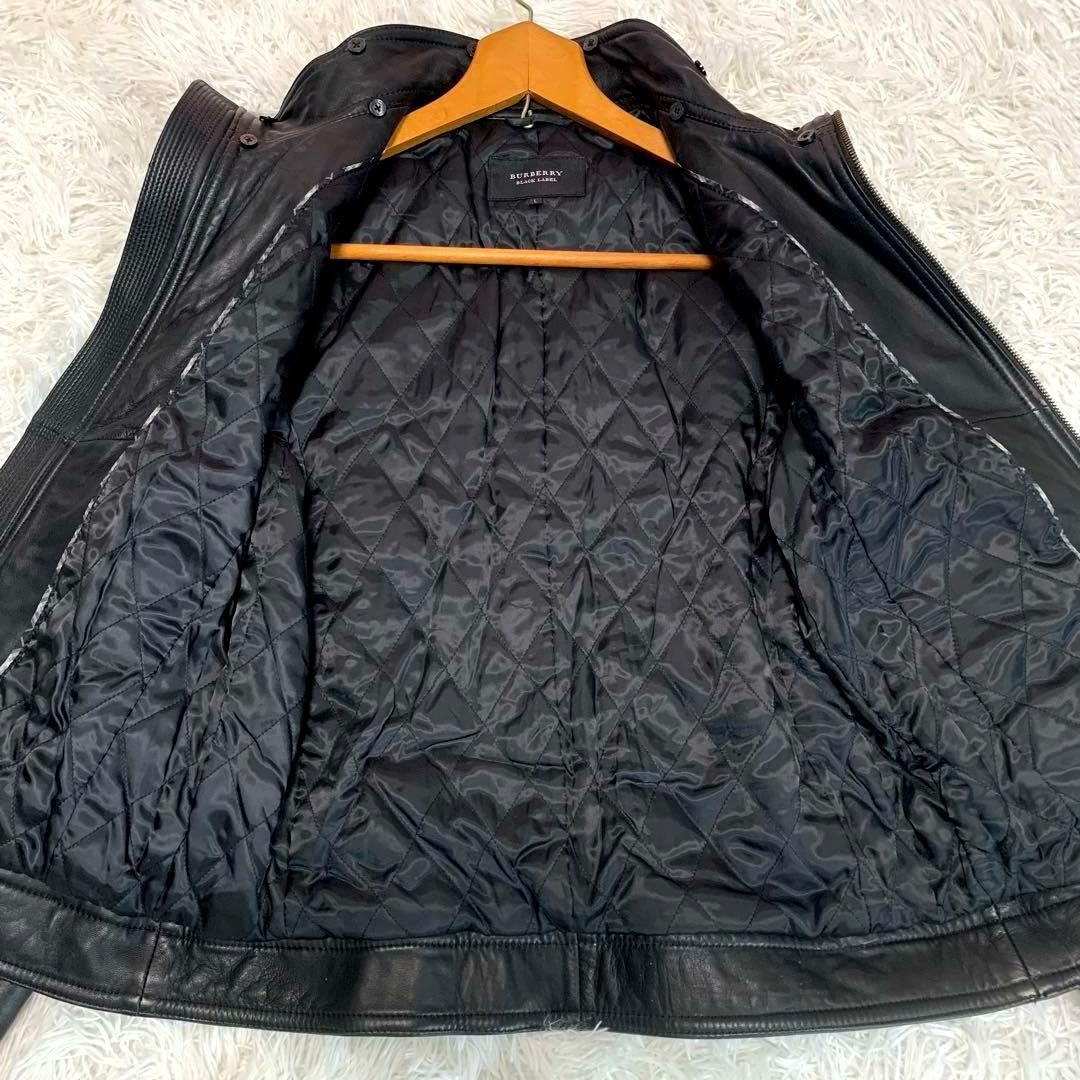 専用♡L◆BURBERRY BLACKLABEL【羊革◆ライダース】キルティング