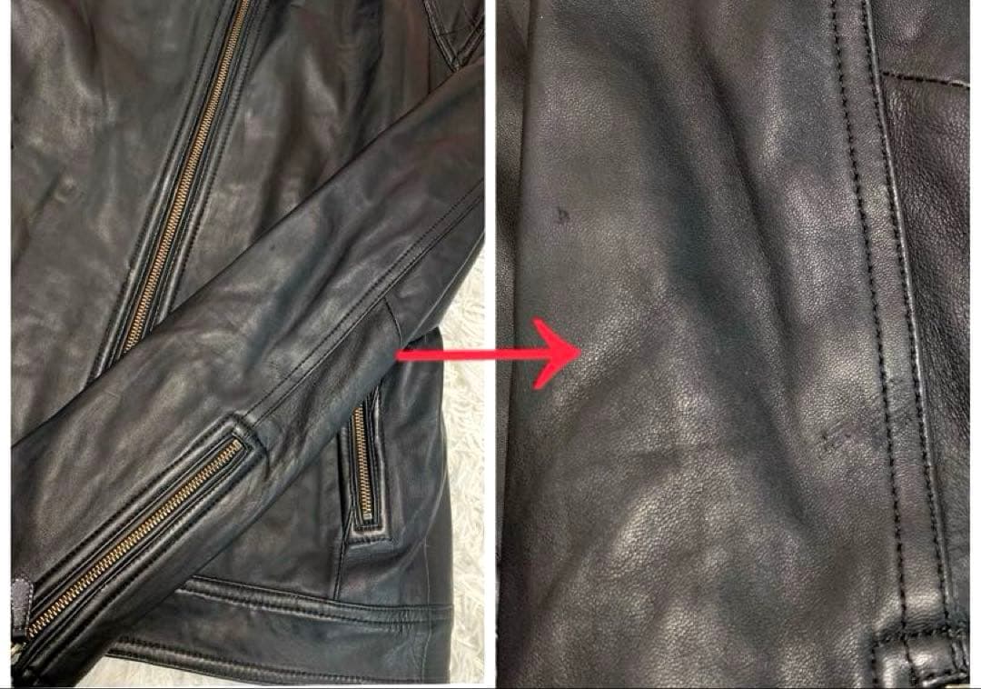 専用♡L◆BURBERRY BLACKLABEL【羊革◆ライダース】キルティング