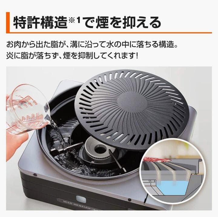新品 イワタニ CB-MSG-1-J モークレスグリル マルチ鍋セット たこ焼き