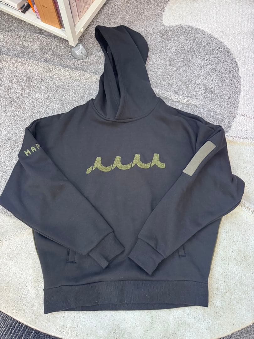 MUTA MARINE ゴルフ　プルオーバーパーカー 黒