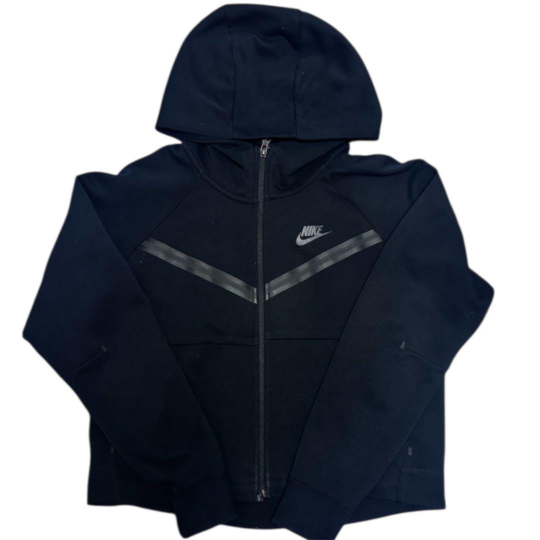 ナイキ テックフリース セットアップ レディース上下 S/M 黒 ブラック