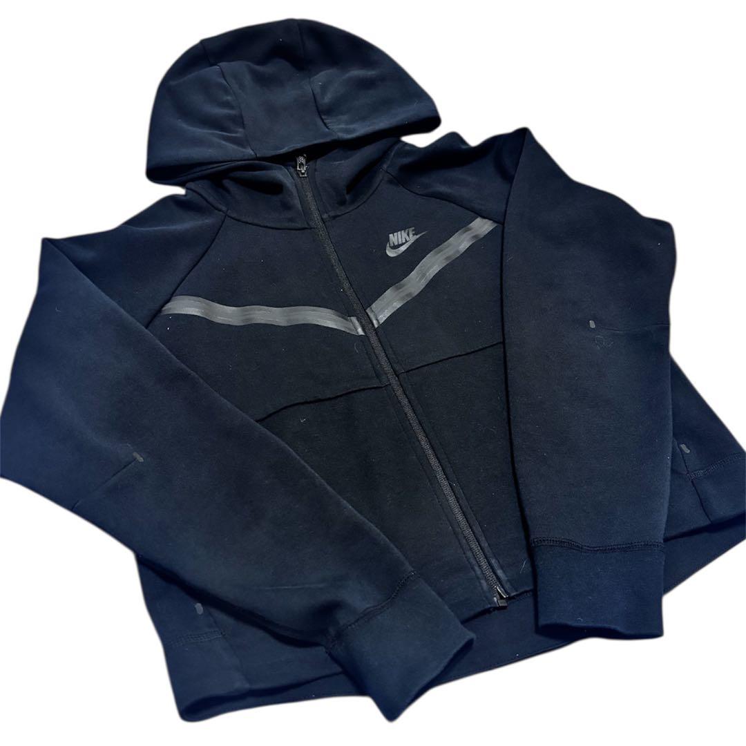 ナイキ テックフリース セットアップ レディース上下 S/M 黒 ブラック