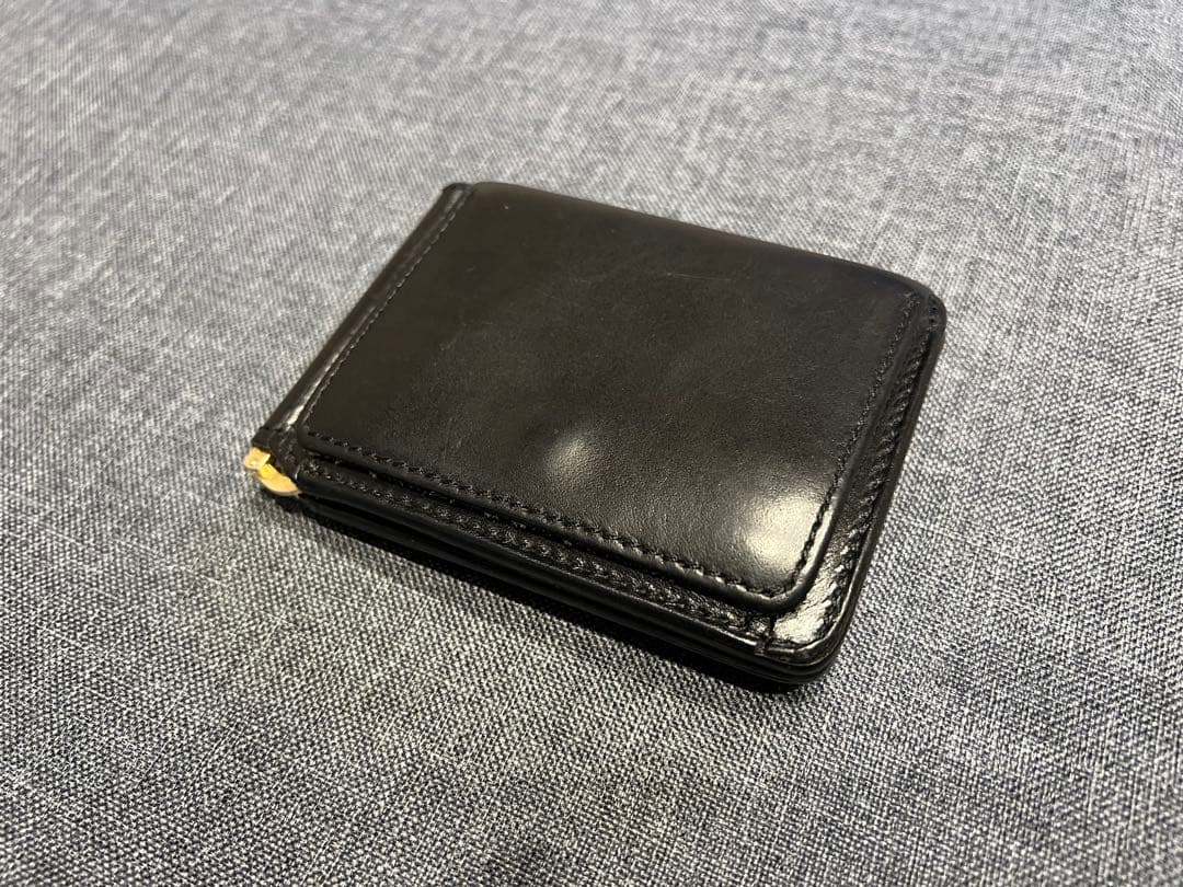 美品 Rotar マネークリップ 二つ折り財布