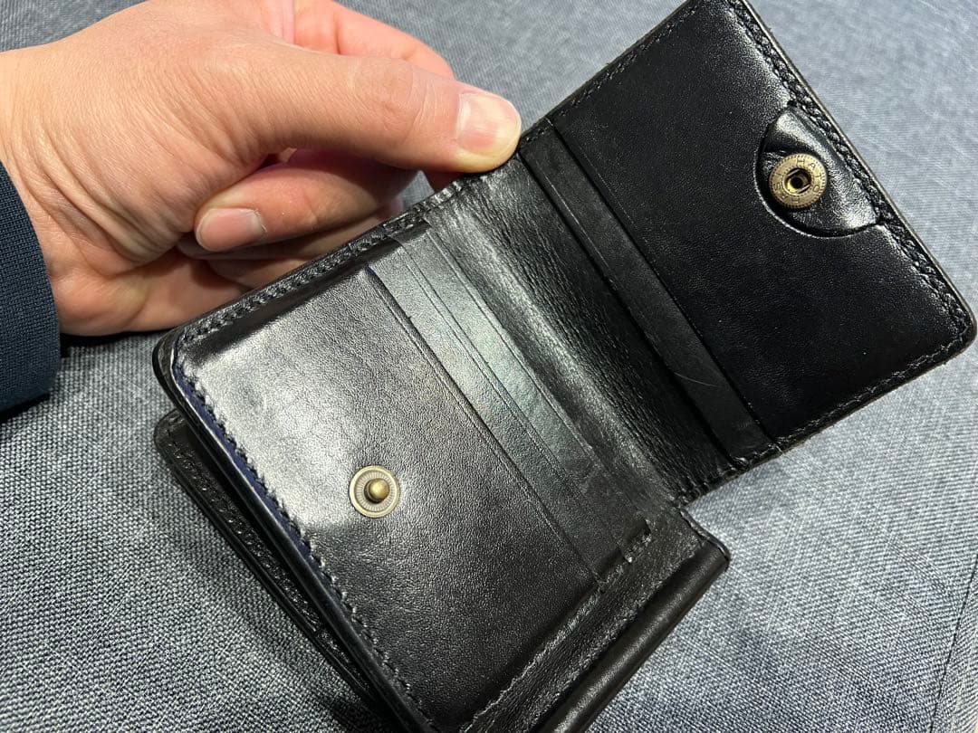 美品 Rotar マネークリップ 二つ折り財布