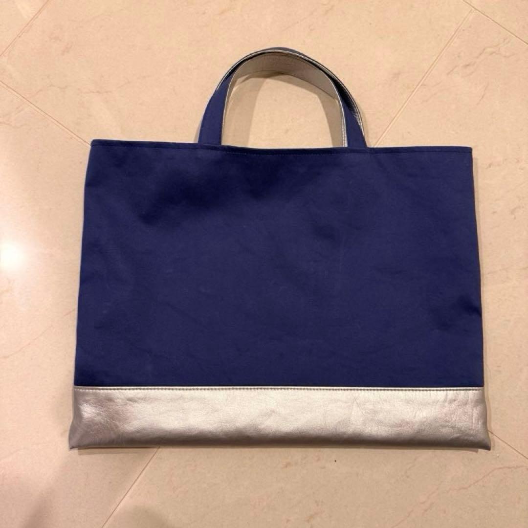 familiar みらい百貨店 バッグ　宇宙　レッスンバッグ　ネイビー