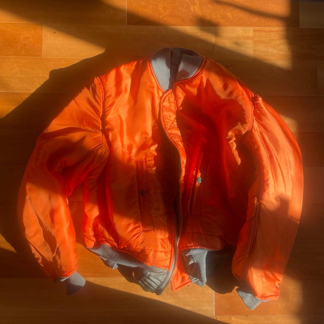 【美品】60s MA-1 アルファ 米軍実物 フライトジャケット 66年会計