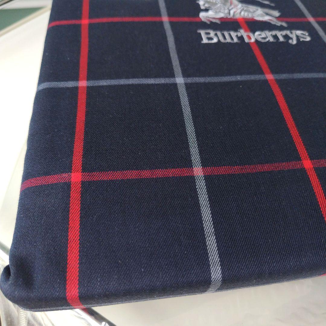 レア！未使用美品 西川産業 BURBERRYS コンフォーターケースS ネイビー