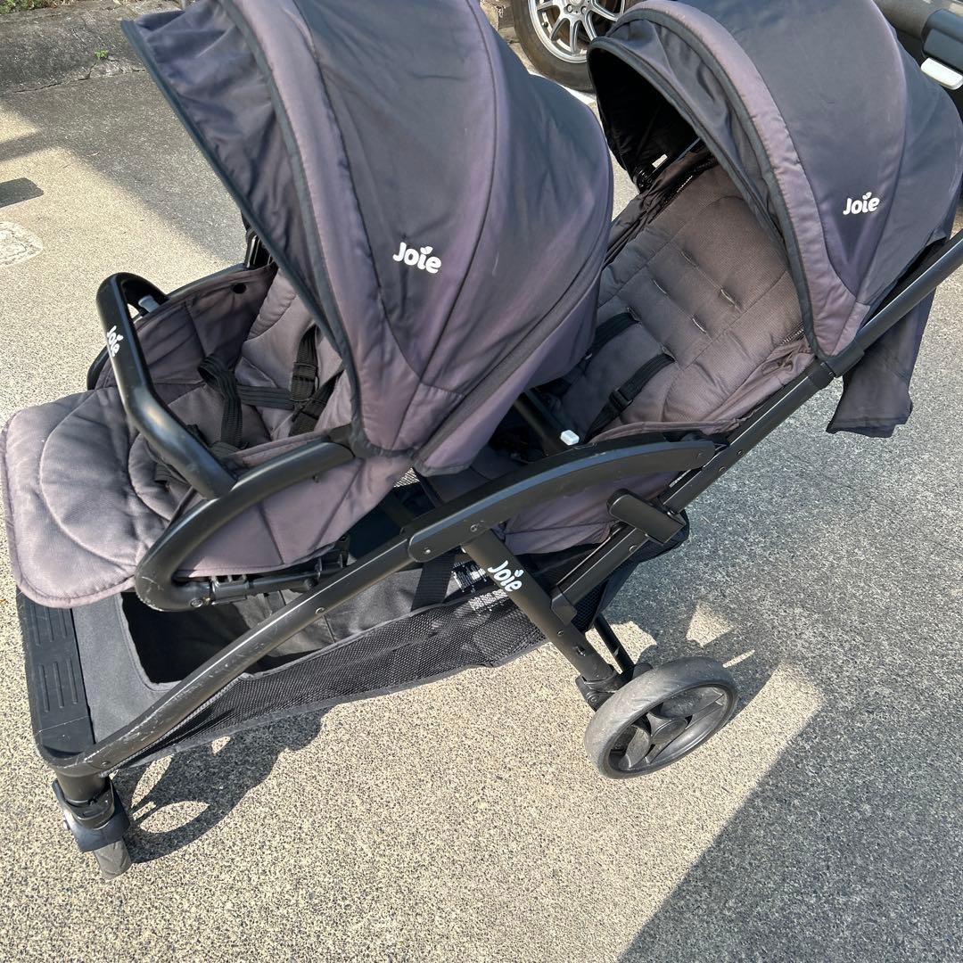 Joie エヴァライトデュオ 黒　2人乗り　ベビーカー
