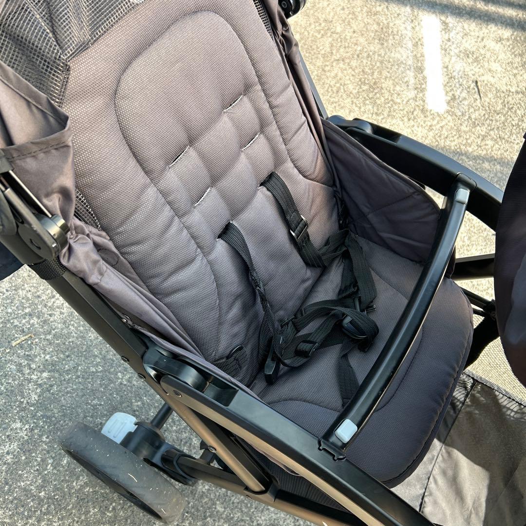 Joie エヴァライトデュオ 黒　2人乗り　ベビーカー