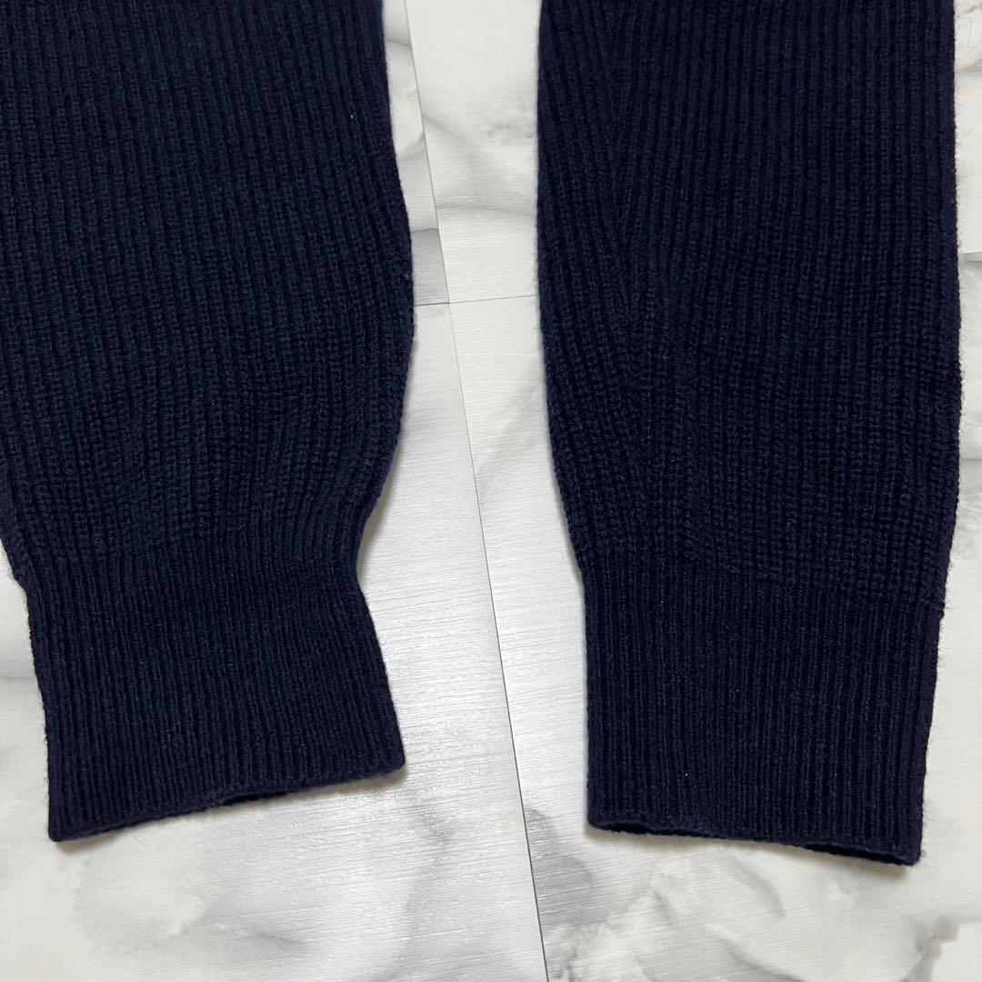 【美品】スローン　Beams別注ラムウールショールカラーカーディガン　XL