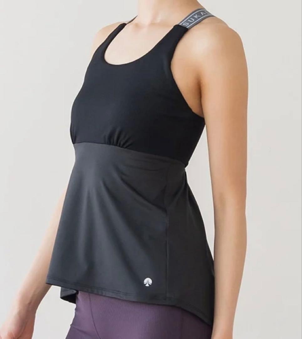 【SUKALA】ベーシックバックフレアタンクトップLL ノベルティ付き