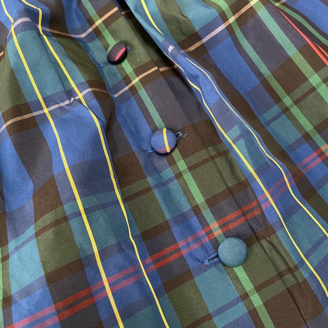 超美品　POLO RALPH 女の子フォマルドレスワンピース　チェック 8才