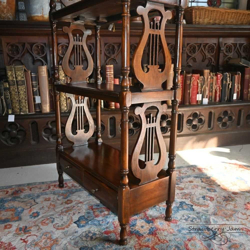 L3710-22 英国アンティーク ブックスタンド ショップ什器 収納 本棚