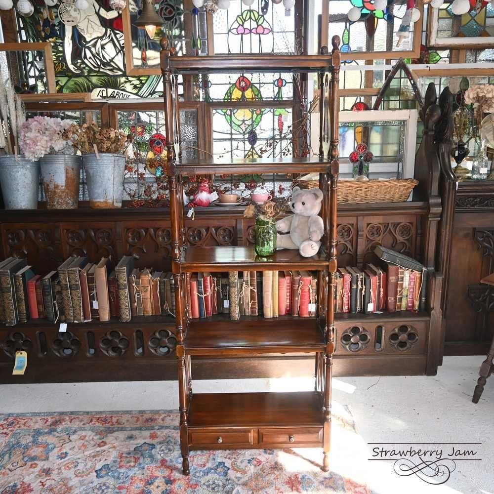 L3710-22 英国アンティーク ブックスタンド ショップ什器 収納 本棚