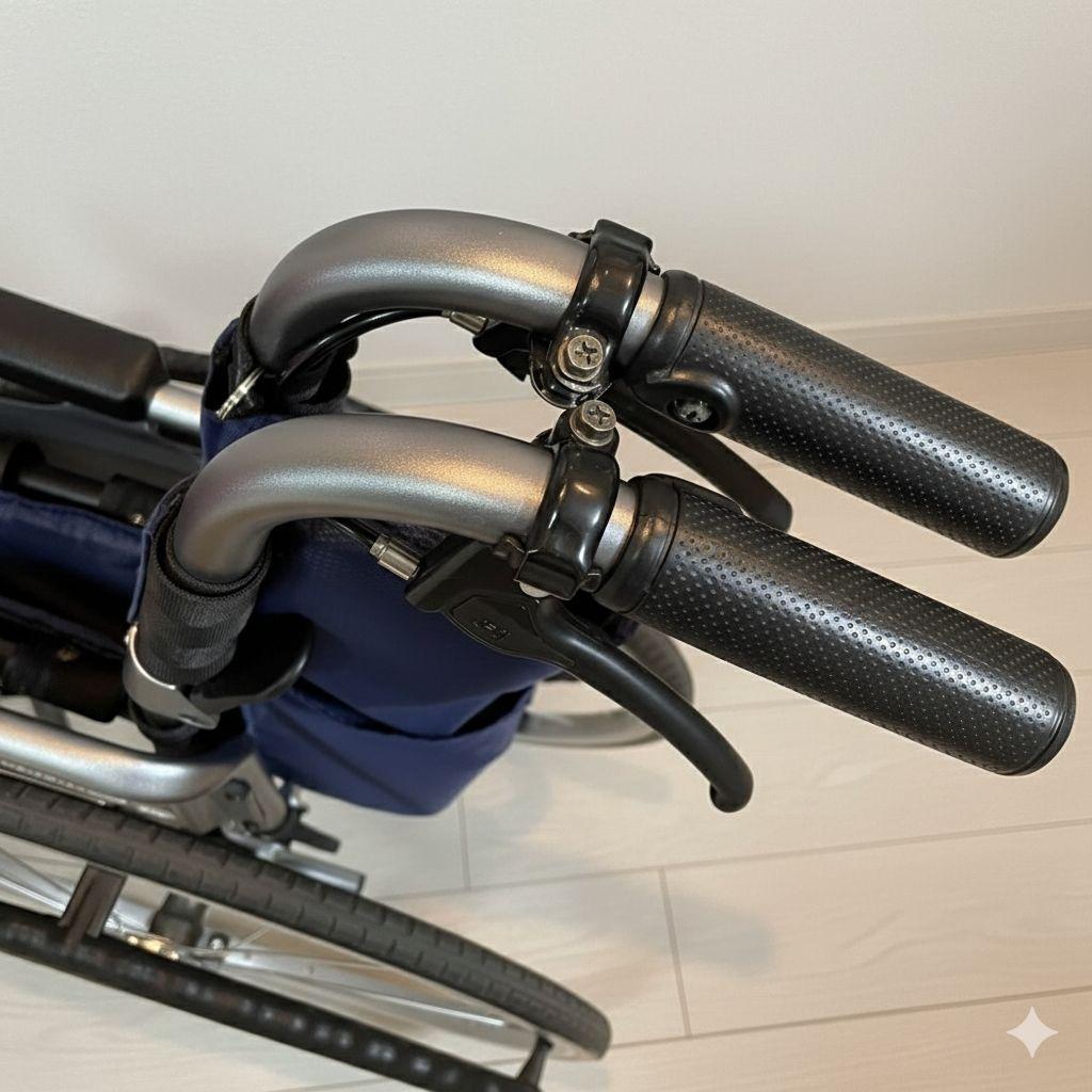 ♿ 自走式 とても便利な多機能タイプ 超軽量 車椅子 ノーパンクタイヤ ⑥