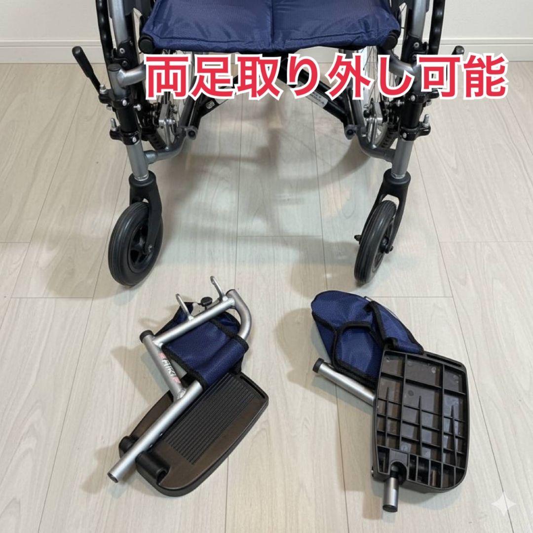 ♿ 自走式 とても便利な多機能タイプ 超軽量 車椅子 ノーパンクタイヤ ⑥