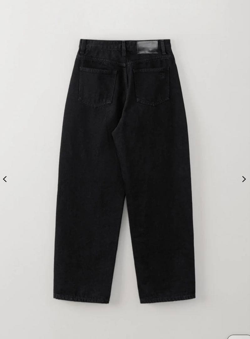 パンツ ohotoro Loom Black Jeans