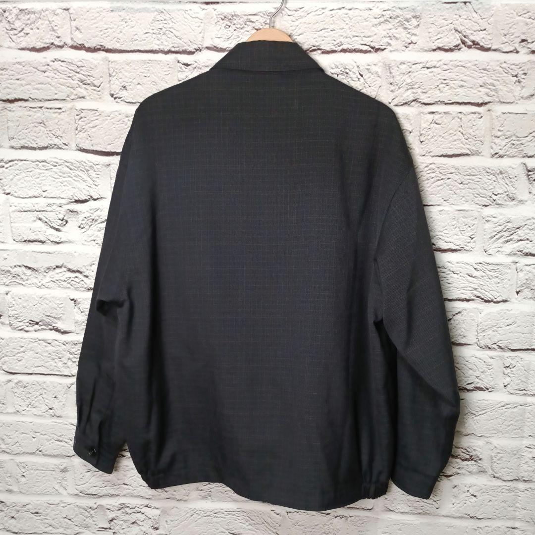 訳有■YVESSAINTLAURENT pour homme チェック柄ブルゾン