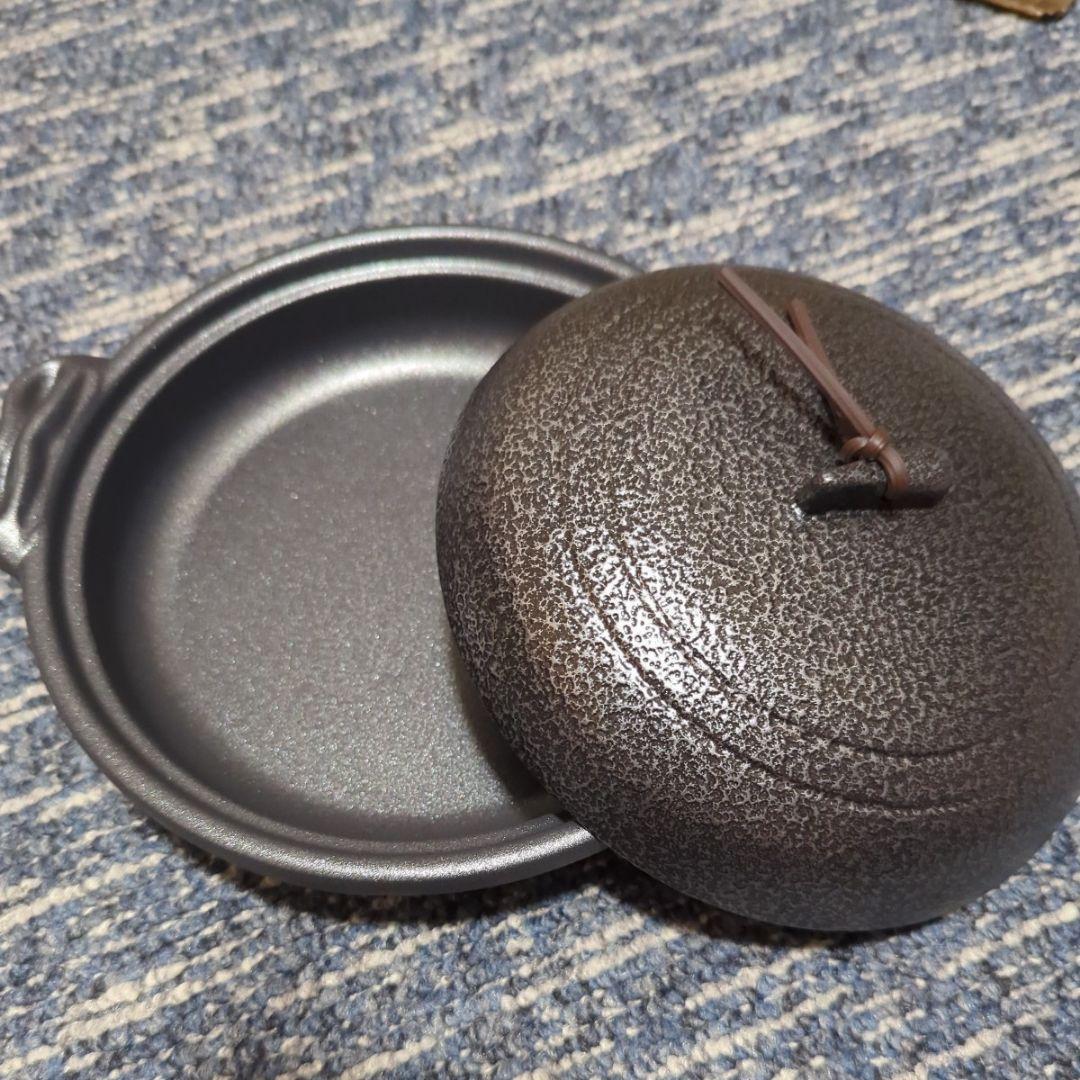 丸陶板 アルミ合金製　フッ素　ステーキ　すき焼き鍋　調理器具　★１０セット!!