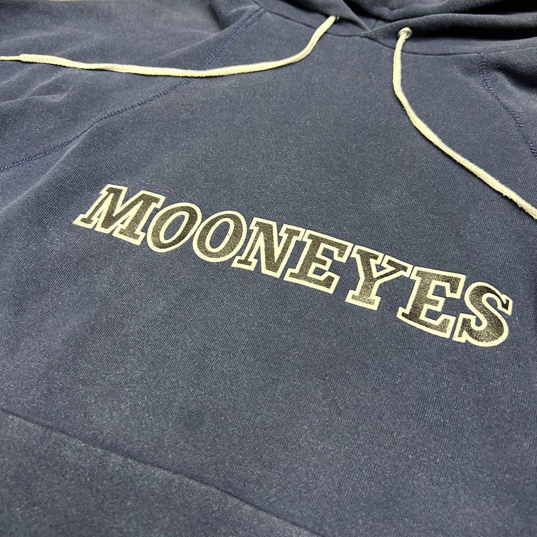 80s〜 mooneyes パーカー hanes USA製 XL チェッカー