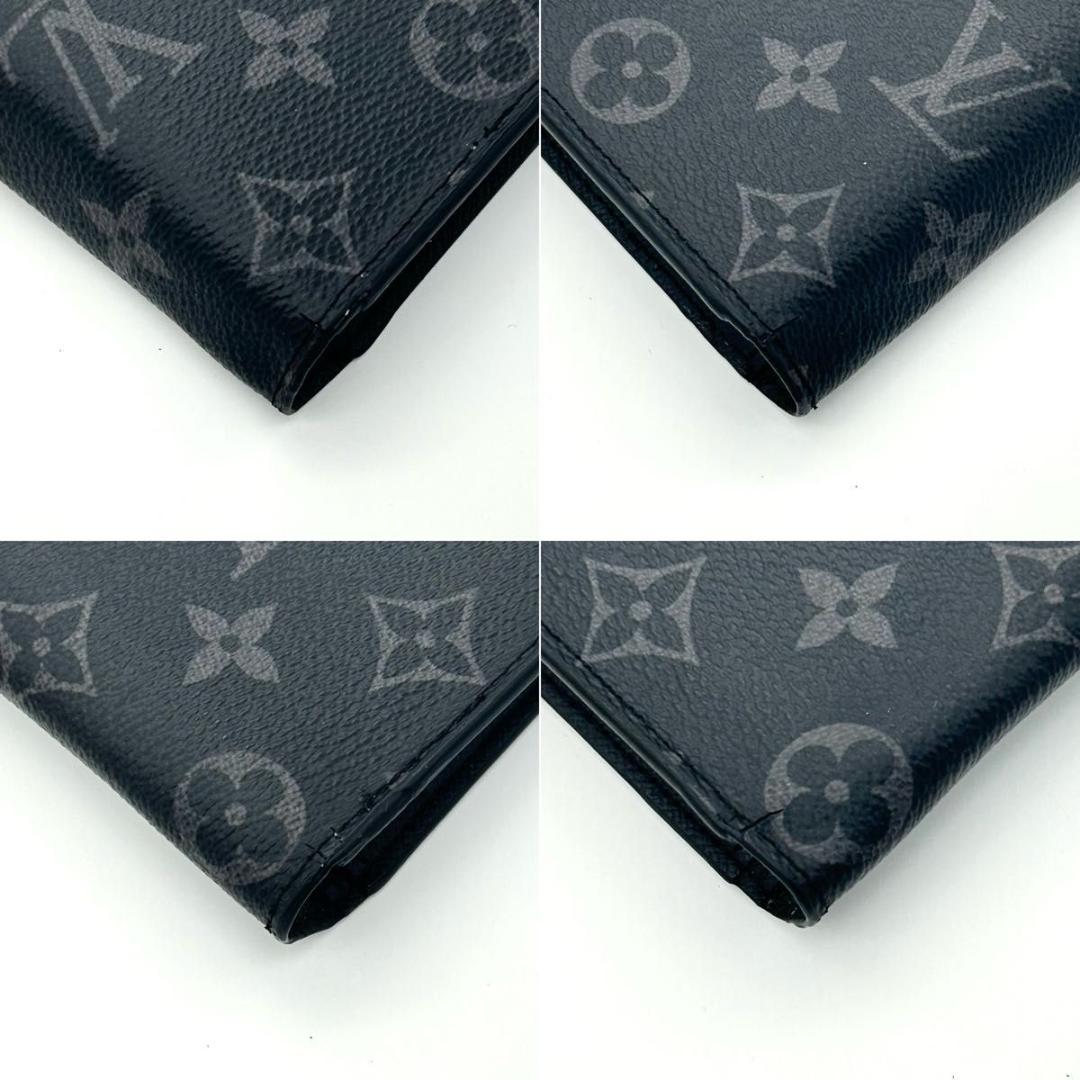 ルイヴィトン 長財布 エクリプス ポルトフォイユ ブラザ ブラック メンズ