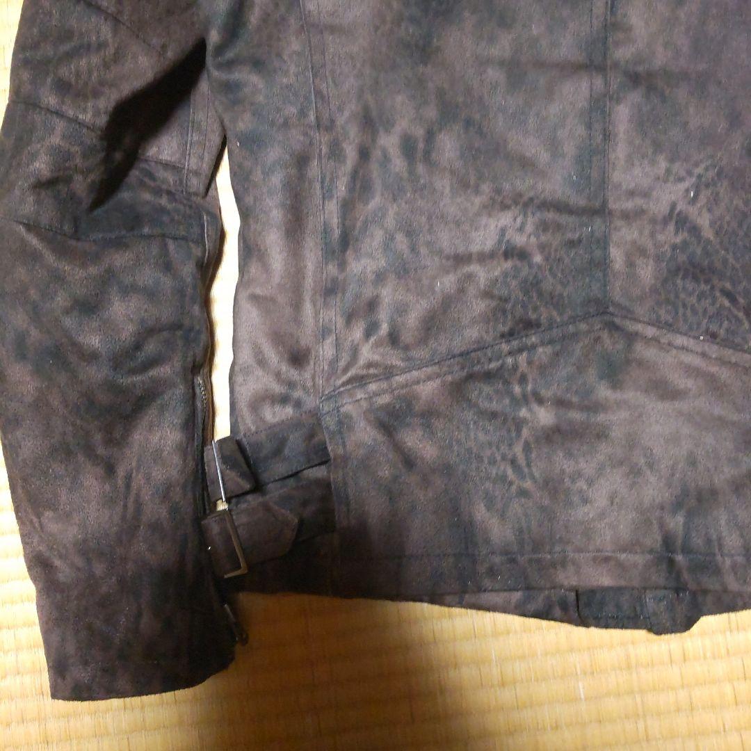 トルネードマート/LLサイズ/レオパード柄/シングルライダースジャケット/