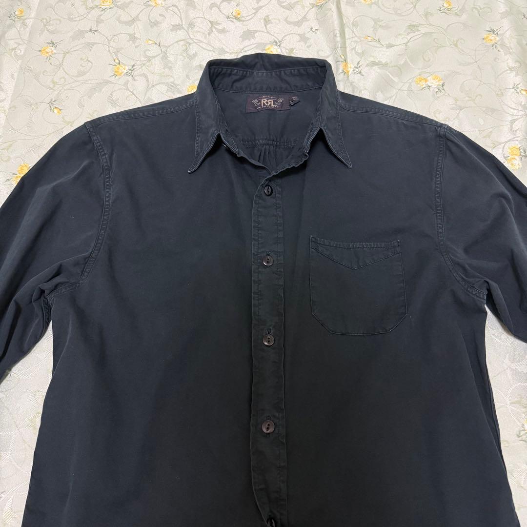 RRL 正規品 ダブルアールエル ブラック 黒 長袖シャツ S