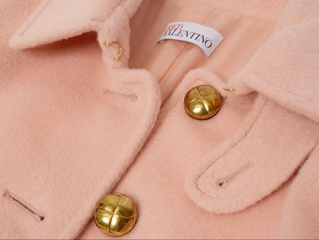 レッドヴァレンチノ　コート　ピンク　Lサイズ