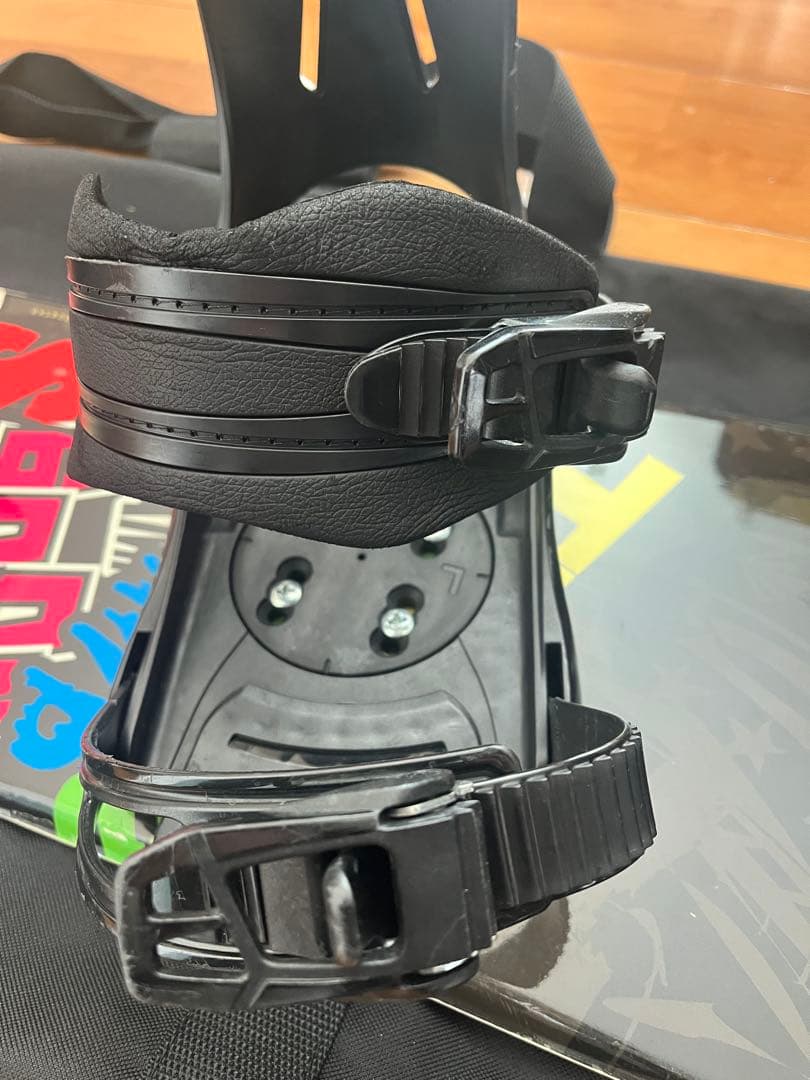 値下　子供　SLQ スノーボード 120cm バインディング・収納ケース付き