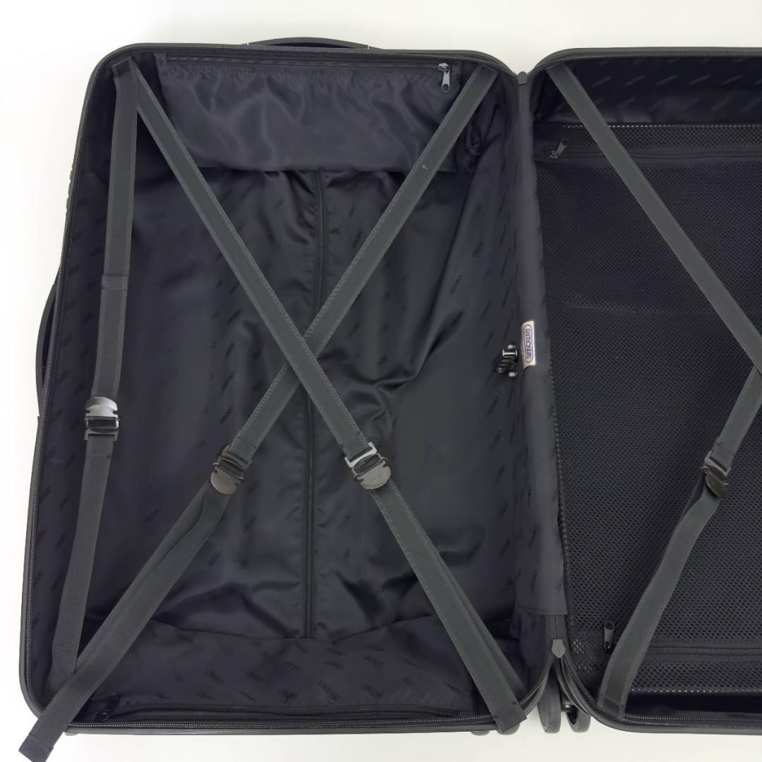 リモワ ボレロ 85L 4輪 TSAロック付属 チェックインL 前面スリーブ 黒