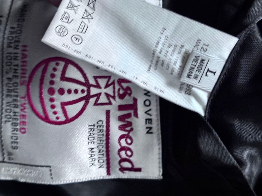 ユナイテッドアローズ　別注Harris Tweed チェスターコート