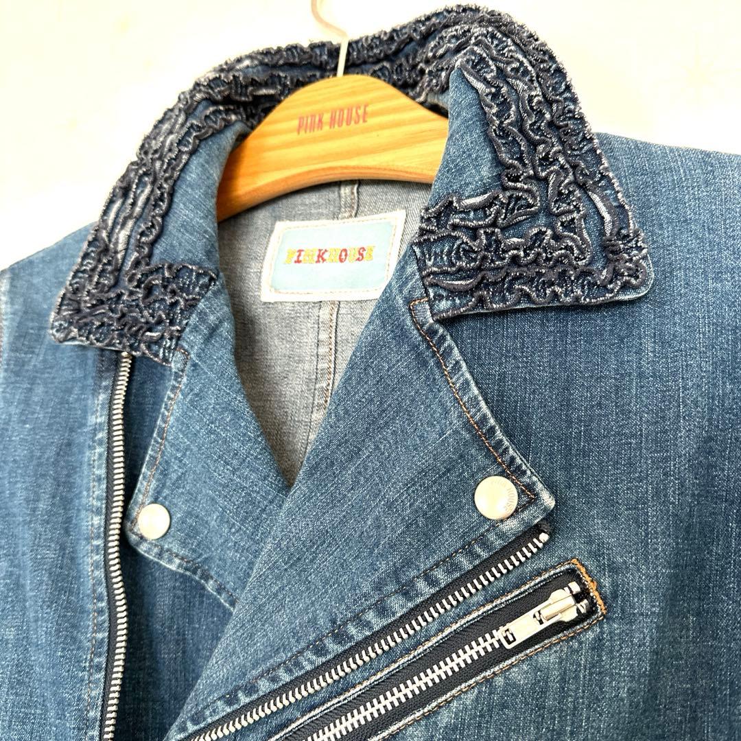 デニムライダースジャケット