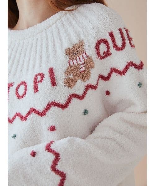 【ラッピング付】正規品♡新品 ジェラートピケ ノルディック上下セット　ホワイト