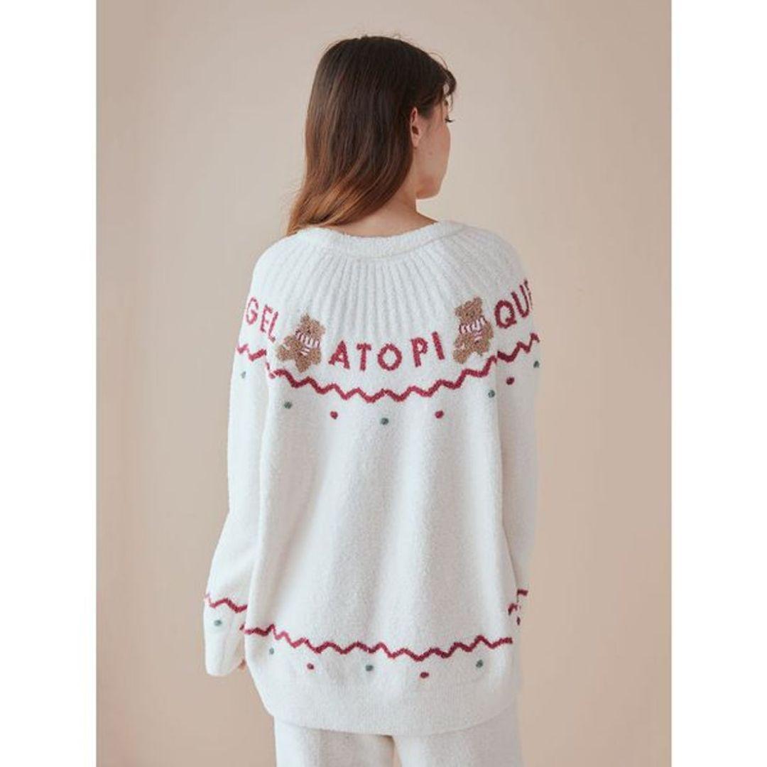 【ラッピング付】正規品♡新品 ジェラートピケ ノルディック上下セット　ホワイト