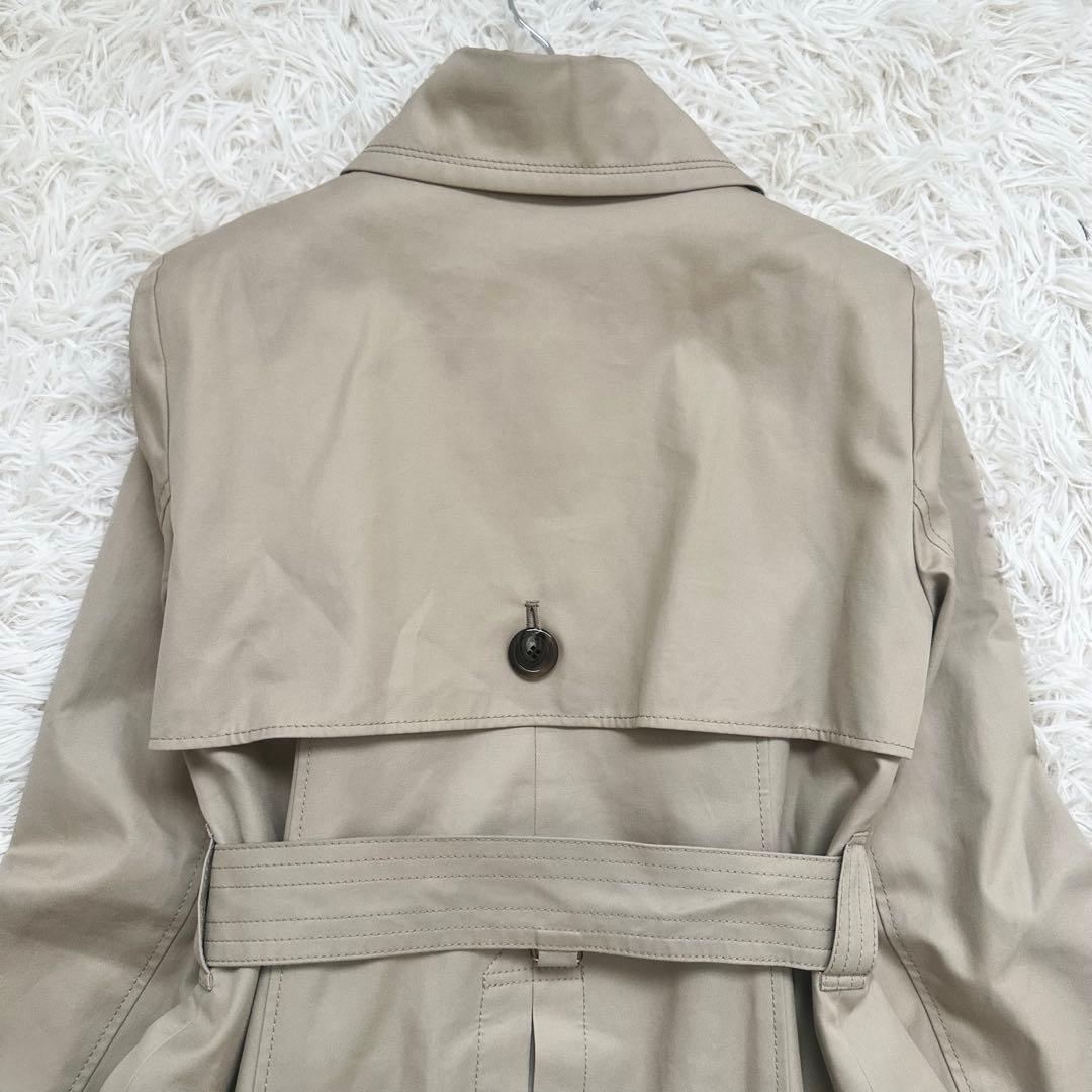 バーバリーブルーレーベル ライナー付 トレンチコート メガチェック ベージュ M