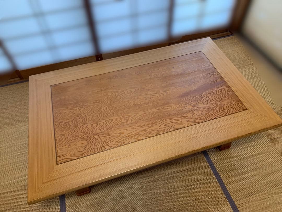 屋久杉　座卓　テーブル　工芸家具 希少