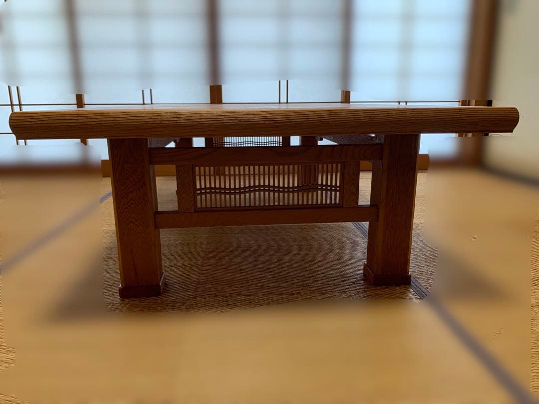 屋久杉　座卓　テーブル　工芸家具 希少