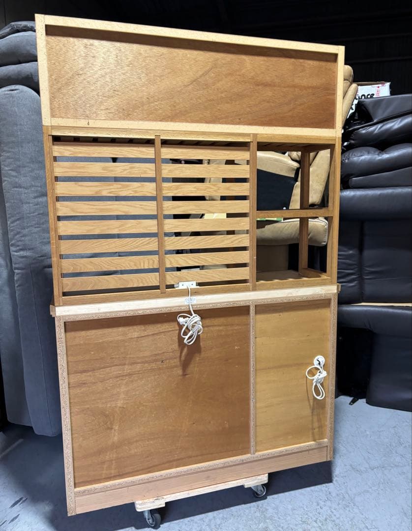 最高級 末次家具工芸 レンジボード、カップボード、幅123cm Used