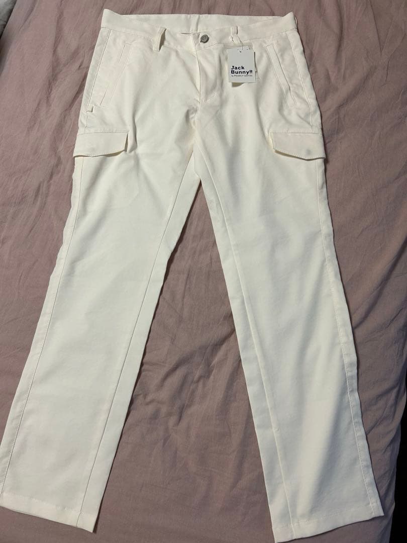 新品　Jack Bany by パーリーゲイツ　サイズ5 （L）白パンツ