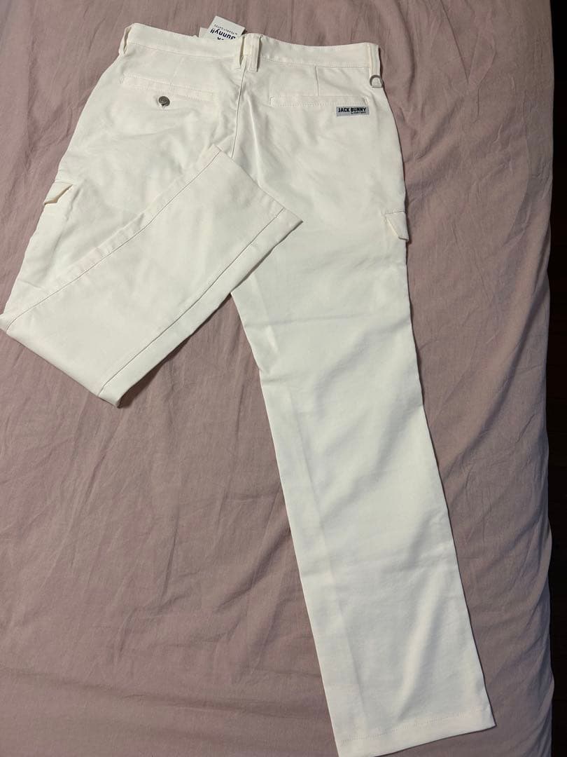 新品　Jack Bany by パーリーゲイツ　サイズ5 （L）白パンツ