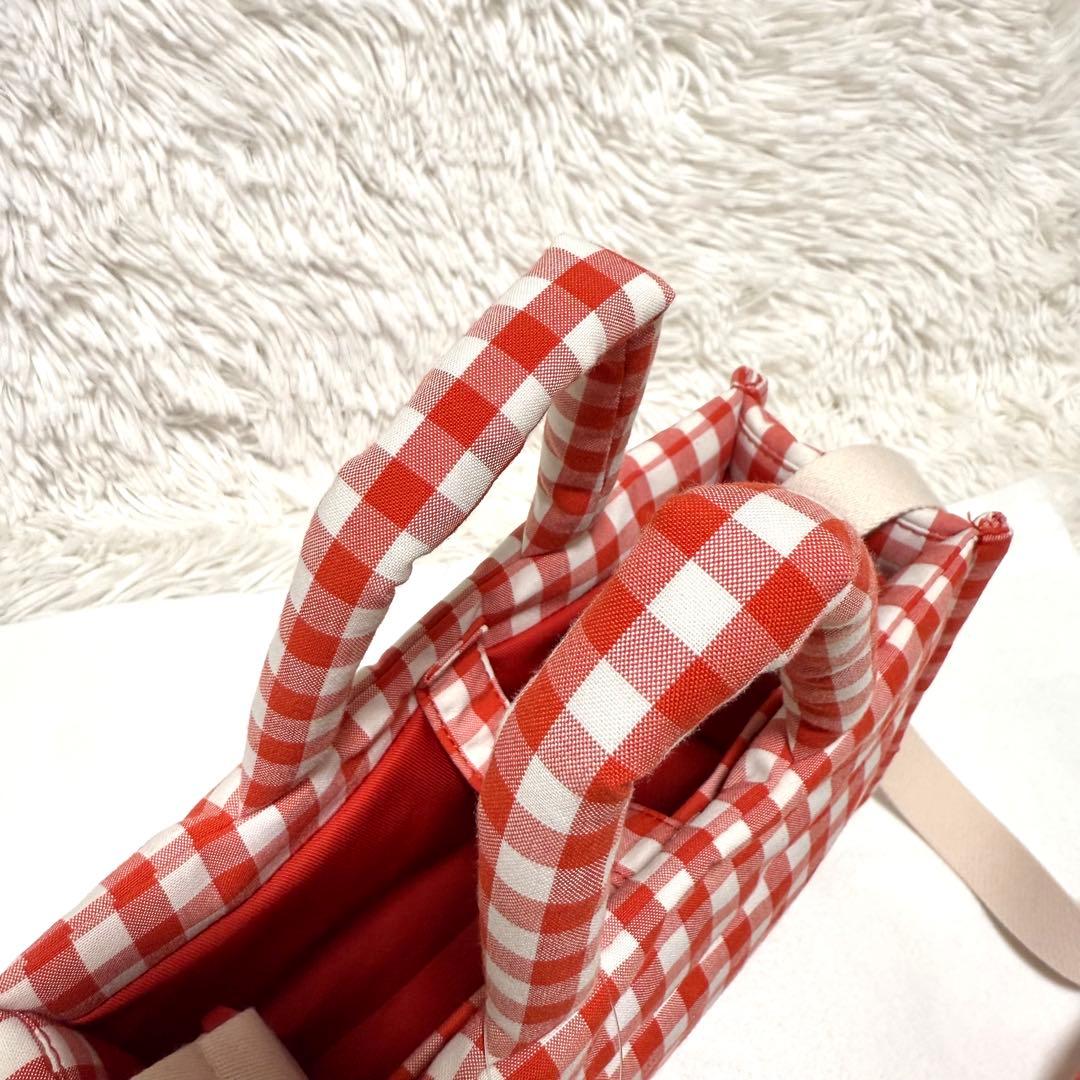 未使用 コーチトピア ギンガム チェック 2way ループ トートバッグ