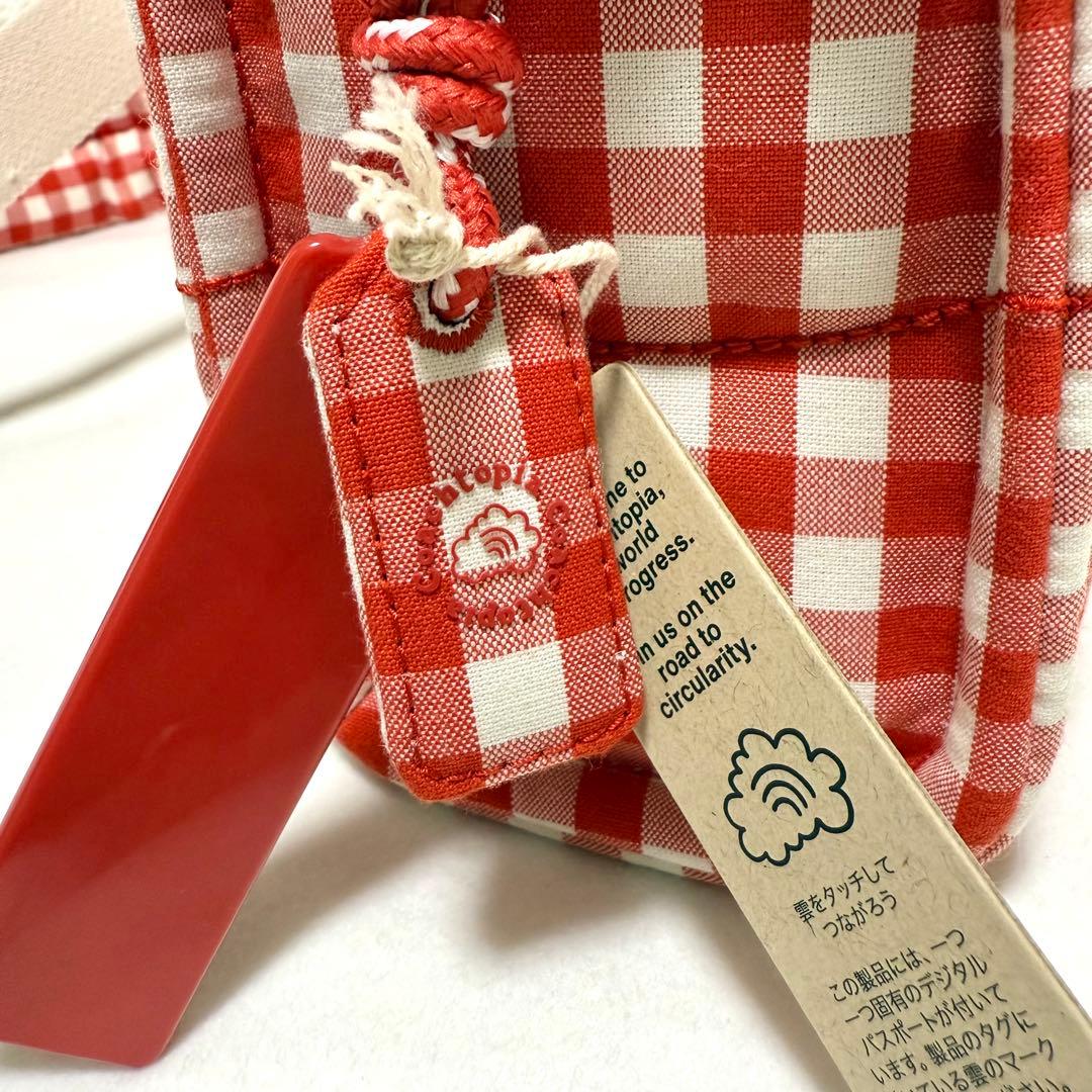 未使用 コーチトピア ギンガム チェック 2way ループ トートバッグ