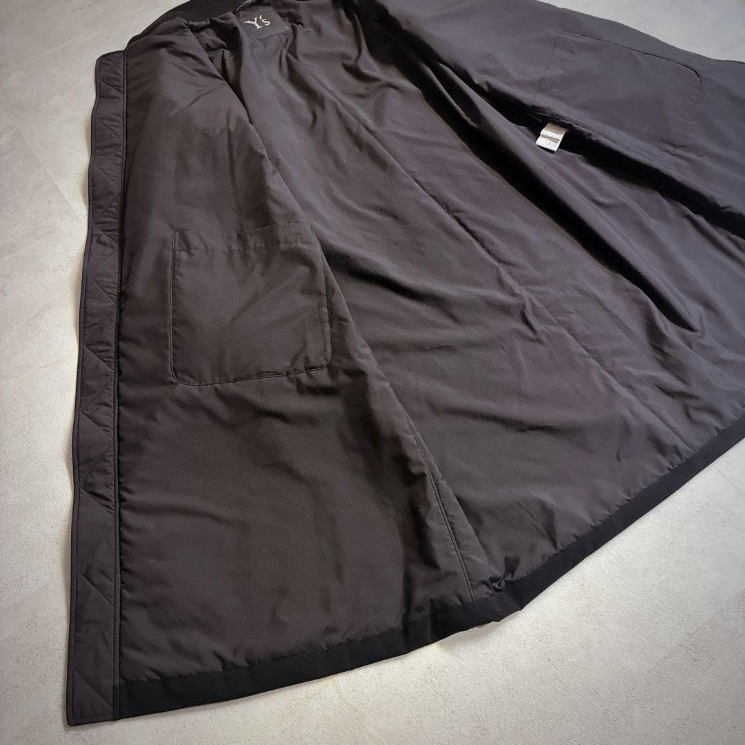 美品 Y's 2025AW LONG MA-1 ブルゾン ロングコート 中綿
