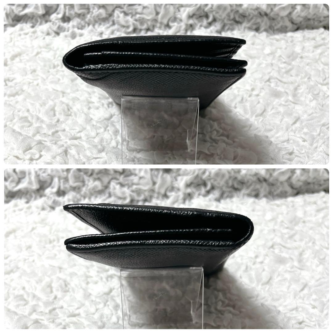 ブルガリ　長財布　レザー　本革　ブルガリマン　サークルロゴ　黒　バイカラー