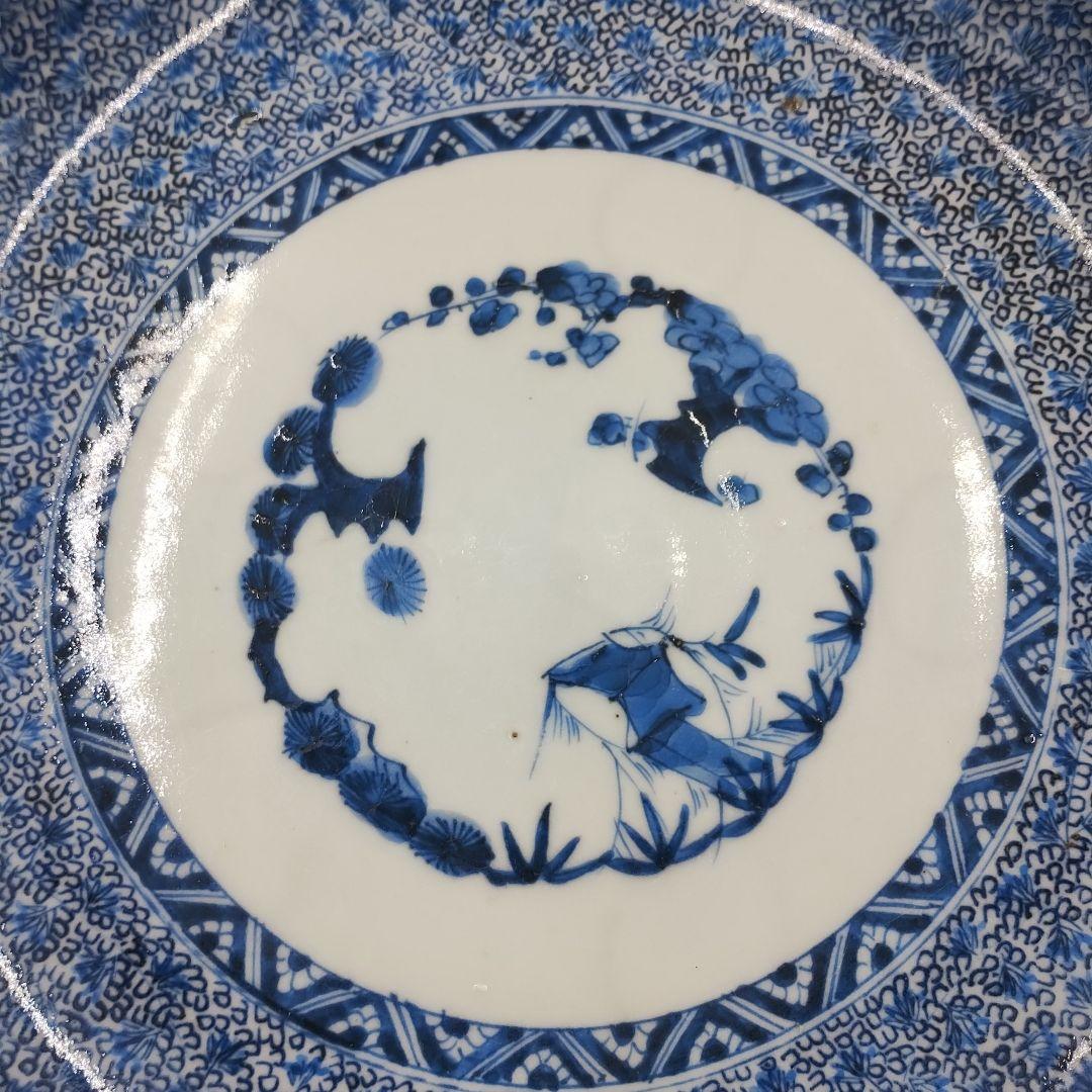 a【！！貴重！！】 太明成化年製 古伊万里 大皿 大鉢 食器 江戸時代 江戸食器