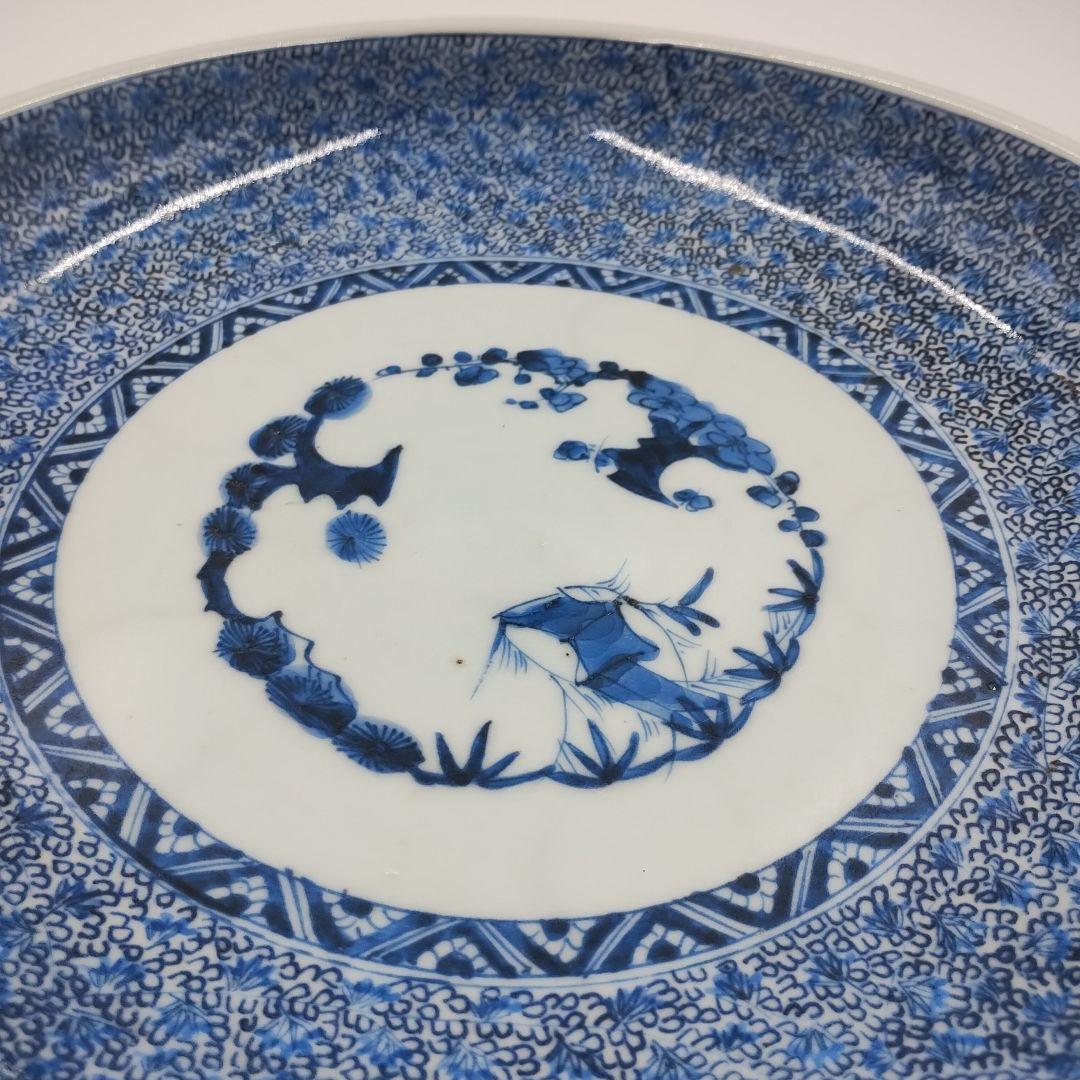 a【！！貴重！！】 太明成化年製 古伊万里 大皿 大鉢 食器 江戸時代 江戸食器